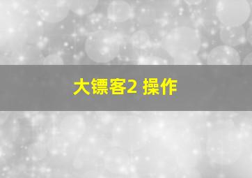 大镖客2 操作